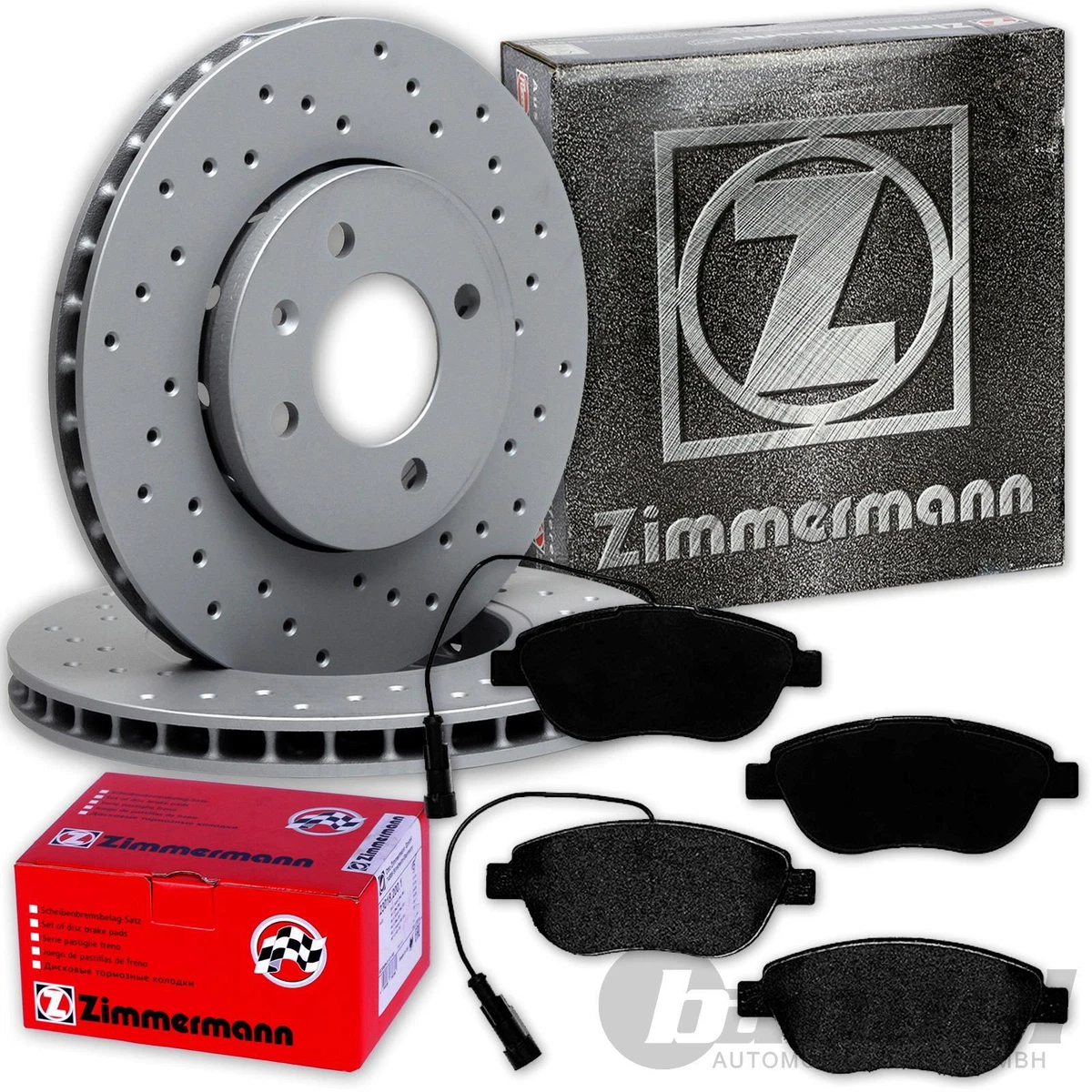 Гальмівні колодки та диски Zimmermann для MERCEDES-BENZ GLK-CLASS (X204)