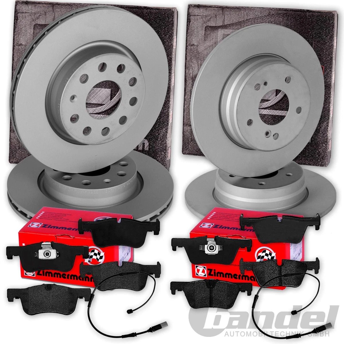 Оригінальні гальмівні диски та колодки Zimmermann для BMW Z3