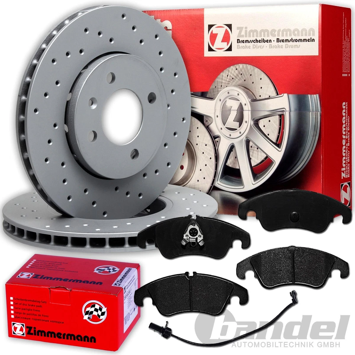 Якість гальмівних дисків і колодок Zimmermann для VW CADDY III Якість гальмівних дисків і колодок Zimmermann для VW CADDY III