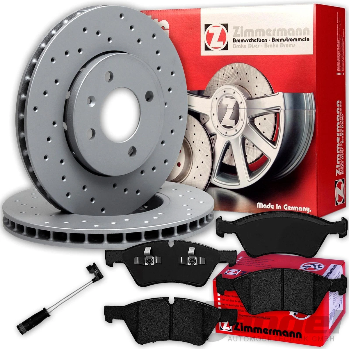 Оригінальні гальмівні диски та колодки Zimmermann для BMW Z3