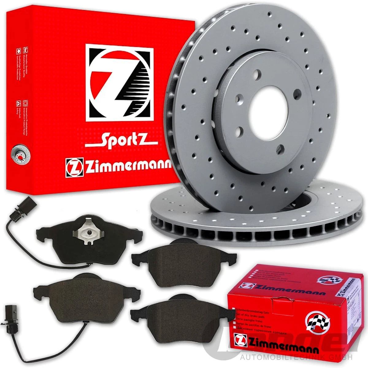 Гальмівні колодки та диски Zimmermann для PORSCHE PANAMERA Sport Turismo (971)